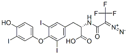 CAS#: 83093-58-7， N-(2-Diazo-3,3,3-Trifluoro-1-Oxopropyl)-O-(4-Hydroxy-3-Iodophenyl)-3,5-Diiodo-L-Tyrosine