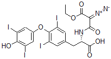 CAS#: 83181-47-9， N-(Ethyl-2-Diazomalonyl)Thyroxine