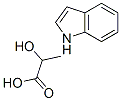 structure of CAS# 832-97-3, DL-Indole-3-Lactic Acid;2-Hydroxy-3-(1H-Indol-3-Yl)Propionic Acid;Dl-Indole-3-Lactic Acid;St055635