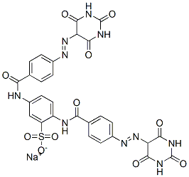 CAS#: 83221-44-7， Sodium 2,5-Bis[4-[(Hexahydro-2,4,6-Trioxo-5-Pyrimidinyl)Azo]Benzamido]Benzenesulphonate