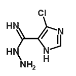 CAS 登录号：83256-04-6， 4-氯-1H-咪唑-5-亚胺代甲酰肼