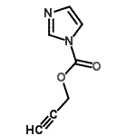 结构式 CAS# 83395-38-4, 2-丙炔-1-基1H-咪唑-1-羧酸酯
