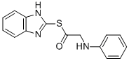 CAS#: 83408-76-8， 2-Anilino-1-(1H-Benzoimidazol-2-Ylsulfanyl)Ethanone