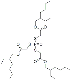 CAS#: 83547-95-9， 2-Ethylhexyl 10-Ethyl-4-[[2-[(2-Ethylhexyl)Oxy]-2-Oxoethyl]Thio]-7-Oxo-8-Oxa-3,5-Dithia-4-Phosphatetradecanoate 4-Oxide