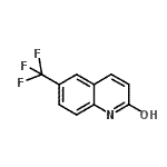 结构式 CAS# 835903-14-5, 6-(三氟甲基)-2(1H)-喹啉酮