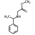 structure of CAS# 83732-50-7, Methyl N-(1-phenylethyl)glycinate