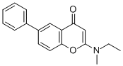 CAS#: 83766-99-8， 2-(Ethylmethylamino)-6-phenyl-4H-1-benzopyran-4-one