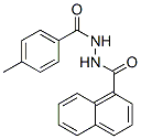 structure of CAS# 83803-97-8, 2'-(4-Methylbenzoyl)-1-Naphthohydrazide;N'-[(4-Methylphenyl)-Oxomethyl]-1-Naphthalenecarbohydrazide;N'-(4-Methylphenyl)Carbonylnaphthalene-1-Carbohydrazide;Nsc88893