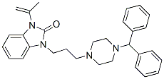 CAS#: 83863-67-6， 1-[3-[4-(Diphenylmethyl)-1-Piperazinyl]Propyl]-1,3-Dihydro-3-(1-Methylvinyl)-2H-Benzimidazol-2-One