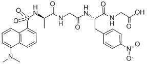 CAS#: 83960-27-4， N-Dansyl-D-Ala-Gly-4-Nitro-Phe-Gly