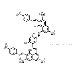 CAS#: 83968-72-3， Tetrasodium 4,4'-[(4,6-dihydroxy-1,3-phenylene)di-2,1-diazenediyl]bis{5-hydroxy-6-[(4-nitrophenyl)diazenyl]-2,7-naphthalenedisulfonate}