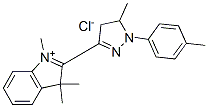 CAS#: 83968-96-1， 2-[4,5-Dihydro-5-Methyl-1-(4-Methylphenyl)-1H-Pyrazol-3-Yl]-1,3,3-Trimethyl-3H-Indolium Chloride (1:1)