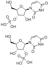 structure of CAS# 84-53-7, Uridylic Acid;[(2R,3S,4R,5R)-5-(2,4-Dioxopyrimidin-1-Yl)-4-Hydroxy-2-(Hydroxymethyl)Tetrahydrofuran-3-Yl] Dihydrogen Phosphate;[(2R,3S,4R,5R)-5-(2,4-Dioxo-1-Pyrimidinyl)-4-Hydroxy-2-(Hydroxymethyl)-3-Tetrahydrofuranyl] Dihydrogen Phosphate;[(2R,3S,4R,5R)-5-(2,4-Diketopyrimidin-1-Yl)-4-Hydroxy-2-Methylol-Tetrahydrofuran-3-Yl] Dihydrogen Phosphate