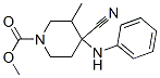 CAS#: 84145-24-4， Methyl 4-Cyano-3-Methyl-4-(Phenylamino)Piperidine-1-Carboxylate