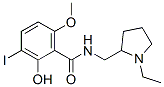 CAS#: 84226-06-2， N-[(1-Ethyl-2-Pyrrolidinyl)Methyl]-2-Hydroxy-3-Iodo-6-Methoxy-Benzamide