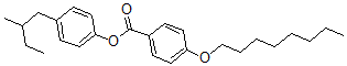 CAS 登录号：84236-44-2， 4-(2-甲基丁基)苯基4-辛基氧基苯甲酸酯