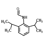 structure of CAS# 84250-69-1, N-(2,6-Diisopropylphenyl)formamide;2',6'-Diisopropylformanilide;2′,6′-Diisopropylformanilide;N-(2,6-Diisopropylphenyl)formamide