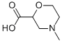 structure of CAS# 842949-48-8, 4-Methyl-Morpholine-2-Carboxylic Acid;4-METHYL-MORPHOLINE-2-CARBOXYLIC ACID
