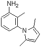 structure of CAS# 842958-59-2, 3-(2,5-Dimethyl-1H-pyrrol-1-yl)-2-methylaniline;3-(2,5-dimethyl-1H-pyrrol-1-yl)-2-methylphenylamine;3-(2,5-Dimethyl-pyrrol-1-yl)-2-methyl-phenylamine;BAS 03293510