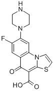 CAS 登录号：84338-99-8， 7-氟-5-氧代-8-(1-哌嗪基)-5H-噻唑并[3,2-a]喹啉-4-羧酸