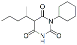 CAS 登录号：844-00-8， 1-环己基-5-(1-甲基丁基)巴比妥酸