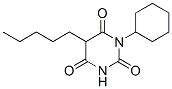 CAS 登录号：844-02-0， 1-环己基-5-戊基巴比妥酸
