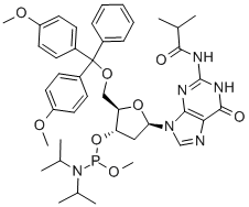 CAS#: 84416-84-2， 5'-O-(4,4'-Dimethoxytrityl)-N2-Isobutyryl-2'-Deoxyguanosine-3'-(Methyl-N,N-Diisopropyl)Phosphoramidite