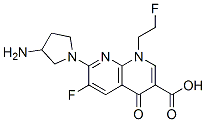 CAS#: 84424-24-8， 7-(3-Aminopyrrolidin-1-Yl)-6-Fluoro-1-(2-Fluoroethyl)-4-Oxo-1,8-Naphthyridine-3-Carboxylic Acid