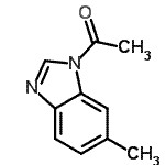 CAS 登录号：84445-82-9， 1-(6-甲基-1H-苯并咪唑-1-基)乙酮