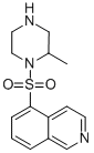 structure of CAS# 84477-87-2, 1-(5-Isoquinolinylsulfonyl)-2-Methyl-Piperazine;5-[(2-Methyl-1-Piperazinyl)Sulfonyl]Isoquinoline;To_000063;Bio1_000920