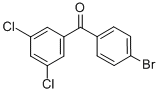 structure of CAS# 844879-09-0, 4-Bromo-3',5'-Dichlorobenzophenone;4-BROMO-3',5'-DICHLOROBENZOPHENONE