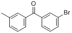 structure of CAS# 844879-24-9, 3-Bromo-3'-Methylbenzophenone;3-BROMO-3'-METHYLBENZOPHENONE