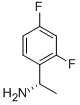 结构式 CAS# 845252-02-0, (alphaS)-2,4-二氟-alpha-甲基-苯甲胺