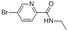 structure of CAS# 845305-88-6, N-Ethyl 5-Bromopicolinamide;5-Bromo-N-Ethylpyridine-2-Carboxamide;N-Ethyl 5-Bromopyridine-2-Carboxamide;5-Bromo-N-Ethylpicolinamide