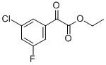 结构式 CAS# 845790-57-0, 3-氯-5-氟苯甲酰甲酸乙酯