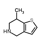 CAS#: 845829-19-8， 7-Methyl-4,5,6,7-tetrahydrothieno[3,2-c]pyridine