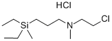 CAS#: 84584-73-6， N-(2-Chloroethyl)-3-(Diethylmethylsilyl)-N-Methyl-1-Propanamine Hydrochloride