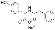 CAS 登录号：84604-81-9， (4-羟基苯基)[(苯基乙酰基)氨基]乙酸钠