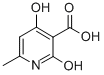 结构式 CAS# 846557-80-0, 2,4-二羟基-6-甲基吡啶-3-羧酸