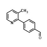 CAS#: 847446-84-8， 4-(3-Methyl-2-pyridinyl)benzaldehyde