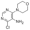 structure of CAS# 84762-69-6, 4-Chloro-6-Morpholin-4-Yl-Pyrimidin-5-Ylamine;4-CHLORO-6-MORPHOLIN-4-YL-PYRIMIDIN-5-YLAMINE;4-CHLORO-6-(4-MORPHOLINYL)-5-PYRIMIDINAMINE