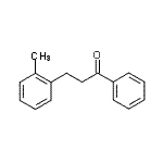 structure of CAS# 84839-91-8, 3-(2-Methylphenyl)-1-phenyl-1-propanone;3-(2-methylphenyl)propiophenone