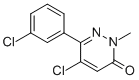 structure of CAS# 849021-00-7, 5-Chloro-6-(3-Chlorophenyl)-2-Methylpyridazin-3(2H)-One;5-Chloro-6-(3-Chlorophenyl)-2-Methylpyridazin-
