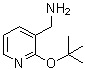 structure of CAS# 849021-22-3, 3-(Aminomethyl)-2-Tertbutoxypyridine
