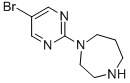 structure of CAS# 849021-44-9, 1-(5-Bromopyrimidin-2-Yl)[1,4]Diazepane