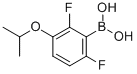 structure of CAS# 849062-04-0, B-[2,6-Difluoro-3-(1-methylethoxy)phenyl]-Boronic acid