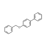 structure of CAS# 84954-30-3, 4-(Benzyloxy)biphenyl;1-(Benzyloxy)-4-phenylbenzene;BAS 00316160;ZINC03043677
