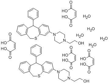 CAS#: 84964-52-3， 4-(6,11-Dihydro-11-Phenyldibenzo[b,e]Thiepin-3-Yl )-1-Piperazineethanol (Z)-2-Butenedioate Hydrate (2:4:5)