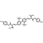 CAS#: 85030-60-0， 4,4'-Bis({1-[(4-methylphenyl)amino]-1,3-dioxo-2-butanyl}diazenyl)-2,2'-biphenyldisulfonic acid