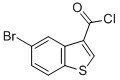 structure of CAS# 850374-99-1, 5-Bromobenzo[b]Thiophene-3-Carbonyl Chloride;5-BROMOBENZO[B]THIOPHENE-3-CARBONYL CHLORIDE